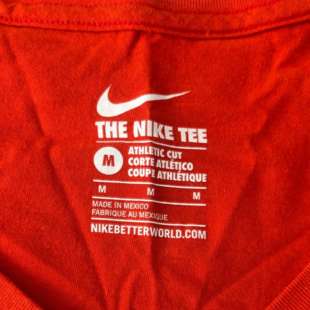 Worn Once Nike Athletic Fit Orange Clemson Long Sleeve Shirt - Picture 2 of 6